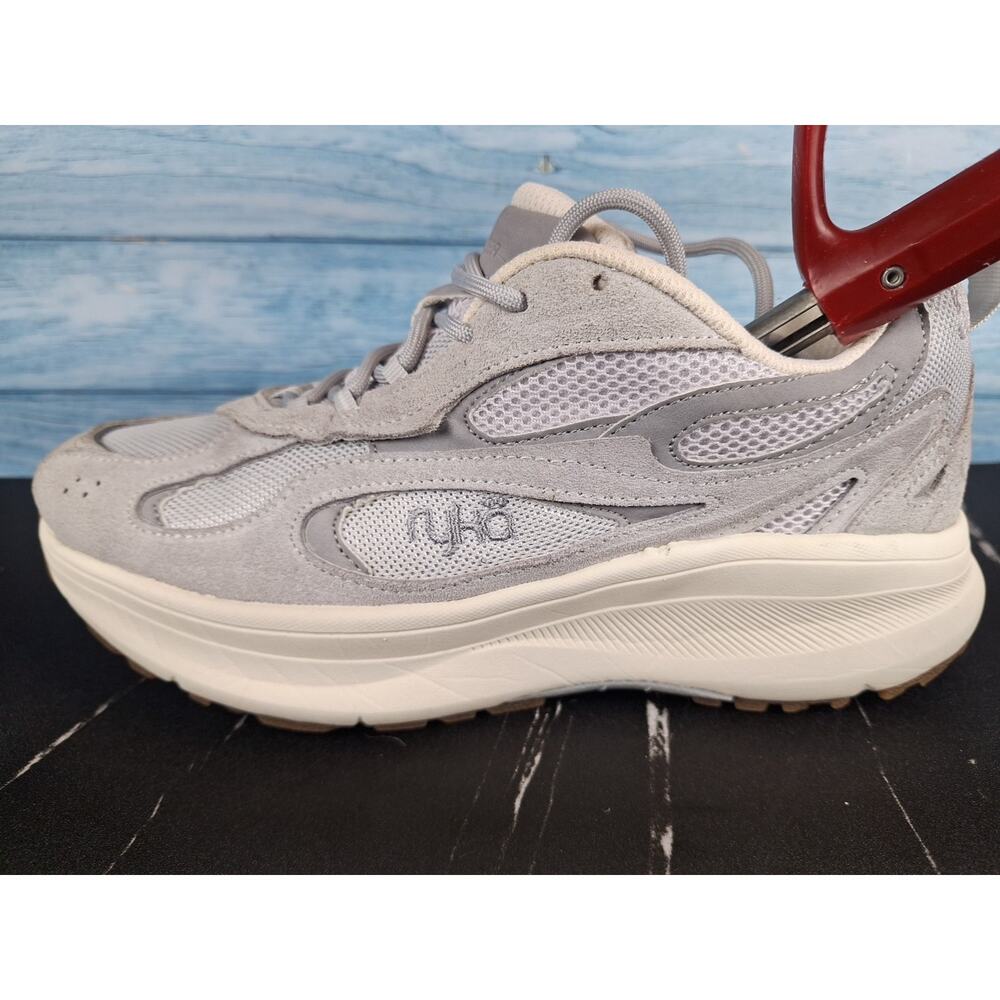 Ryka Mens Size 8 Gray Athletic Shoes